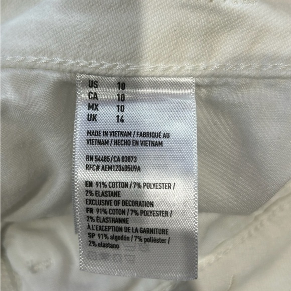 American Eagle Outfitters Super Stretch Hi-Rise Shortie Women’s Size 10 - Picture 3 of 5